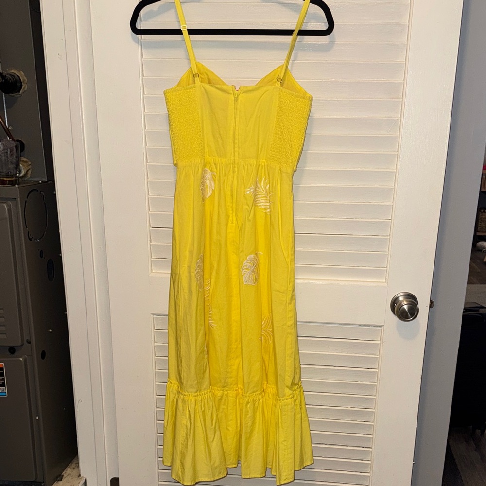 Lilly Pulitzer Yellow Dress with White Accents - Picture 3 of 4
